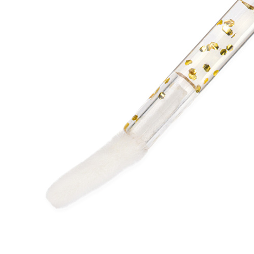 Applicateurs en silicone pour les yeux, les lèvres, les sourcils et les cils, dorés, 48 pièces