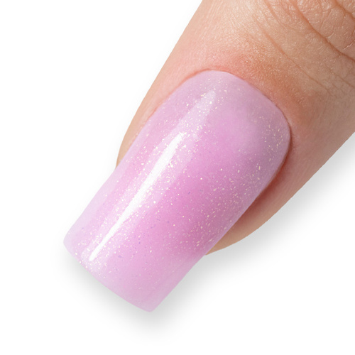 Nagelgel in einer Flasche mit Pinsel: Bottle Gel Glitter AlleLac Lily Glimmer 15 g