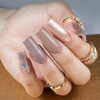 Lakier hybrydowy Molly Nails Choco Dreams Hazelnut HEMA/Di-HEMA Free 8g Nr 352