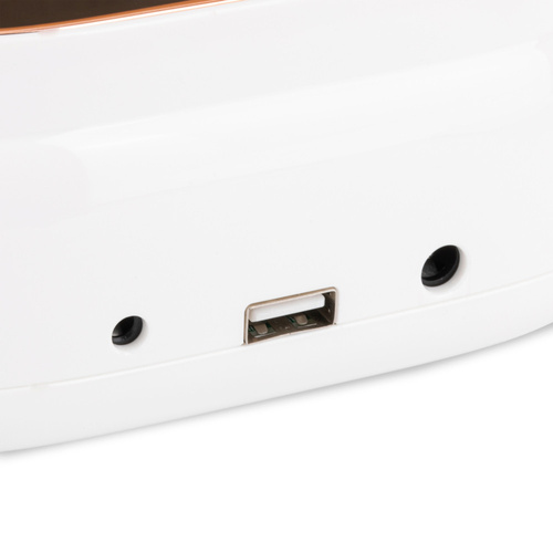 Fraiseuse à ongles 50 W « No Name » pour manucure et pédicure, blanche, BQ113, 45 000 tours/minute