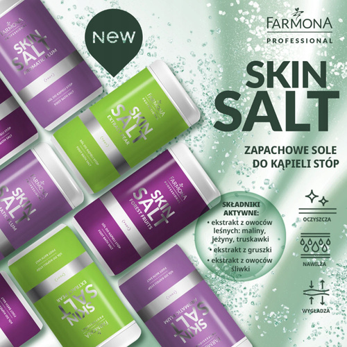 Sól do kąpieli stóp Farmona Skin Salt Aromatic Plum 1400 g