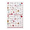 Selbstklebende Valentinstag-Nagelaufkleber F106