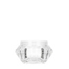 Набір: прозора банка та білий термос Diamond, 15 мл