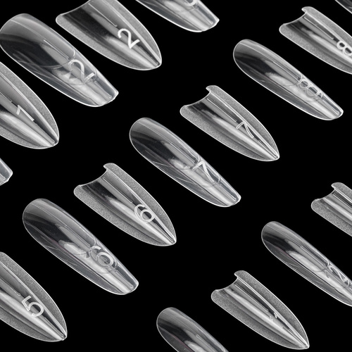 Moules doubles ovales pour la pose d'ongles « Sandwich Dual Forms » W557 Molly Nails, 240 pièces
