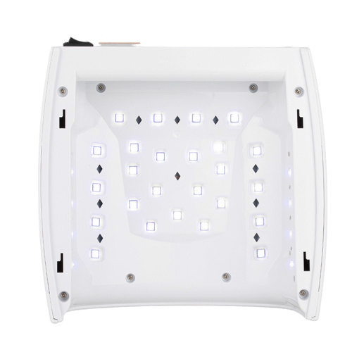 Lampada per unghie portatile a batteria dual UV/LED da 48 W No Name per smalti ibridi, gel e acrilogel, bianca S10