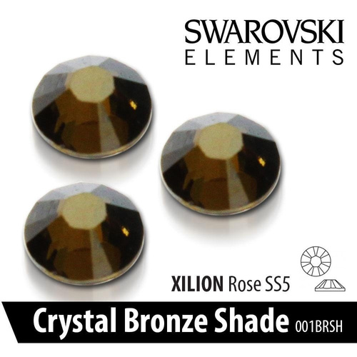Nail decoration Swarovski crystals SS5 001 Brsh Crystal Bronze Shade approx. 50 pcs