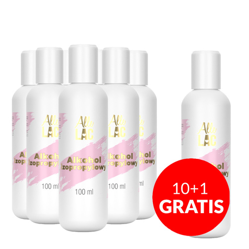 10+1 gratis: Alcool isopropilico AlleLac 100 ml