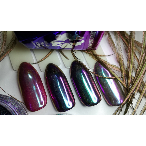 Polvo para uñas Efecto ojo de pavo real Allepaznokcie 0,3 g N.º 05