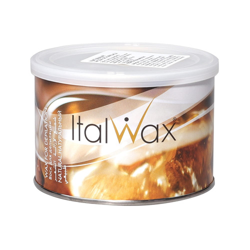 Italwax Natural Haarentfernungswachs in der Dose, 400 ml