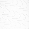 Autocollants pour ongles / French / Ligne du sourire 48 pièces, blanc STZ-CS169