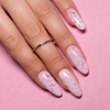 10 + 1 gratis Milchfarbene Kautschukbasis „Flakes Rubber Base Milk&Pink“ von MollyLac, HEMA-frei, 10 Gramm
