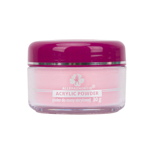 Акриловий пудер для нігтів Allepaznokcie Intense Pink Acrylic Powder 30 г № 8