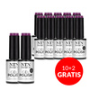 10+2 gratis Smalto ibrido NTN Premium After Midnight Collection HEMA/Di-HEMA Free 5 g n. 64