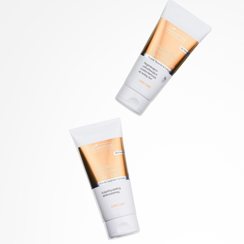 Mascarilla facial cremosa 2 en 1 regeneradora y reparadora Bielenda Copper Tripeptide & Collagen, 150 ml