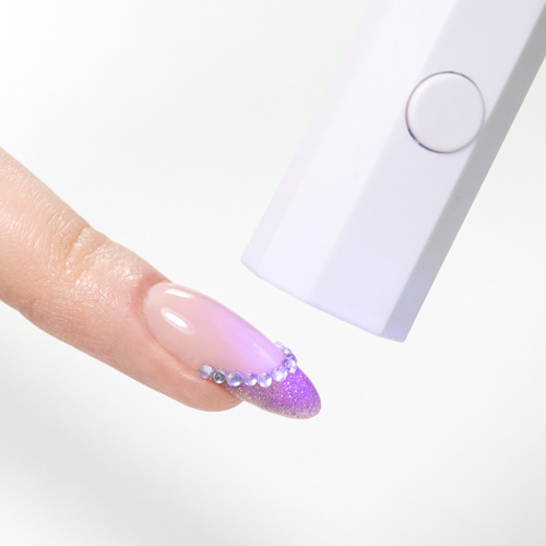 Lámpara LED para uñas NTN Premium de 3 W para esmaltes híbridos y geles 8806, color blanco