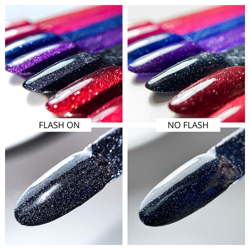 Гібридний лак Molly Nails Duo Flashing Lights Devil’s Night без HEMA/Di-HEMA, 8 г, № 604