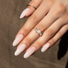 5+1gratis Lakier hybrydowy Molly Nails French Manicure Delicate Brown HEMA/Di-HEMA Free 8g Nr 132