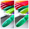 Esmalte híbrido Molly Nails Flashing Lights Neon Botanic Fever sin HEMA ni Di-HEMA, 8 g, n.º 646