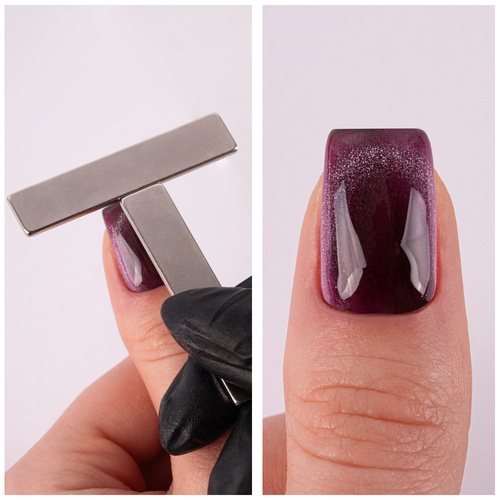 Sehr starker Magnet für Cat-Eye-Schmuck, groß, 60 x 10 x 4 mm