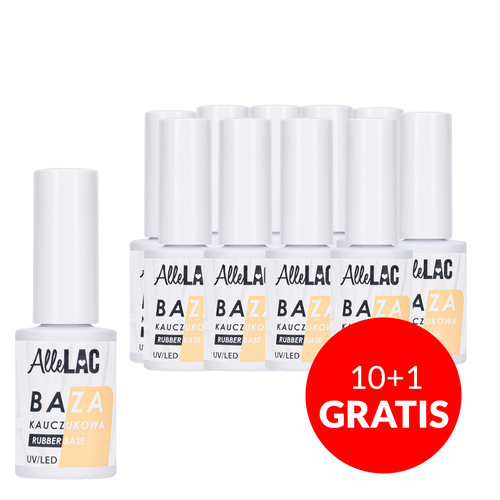 10+1gratis Rubber Base Allelac baza średnio elastyczna kauczukowa 5g