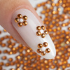 ShinePins: borchie lisce, decorazioni scintillanti per unghie, mini NTN Premium n. 10, 5 g