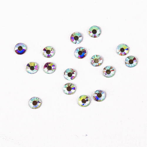 SS10 Crystal AB glass nail rhinestones, approx. 1440 pcs per pack
