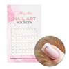 Adhesivos para uñas / French / Línea de sonrisa francesa, 48 unidades, dorados, STZ-CS169 MollyNails