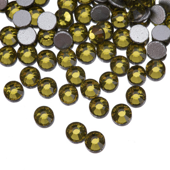 Cyrkonie do paznokci szklane SS10 Olivine ok.50 szt.