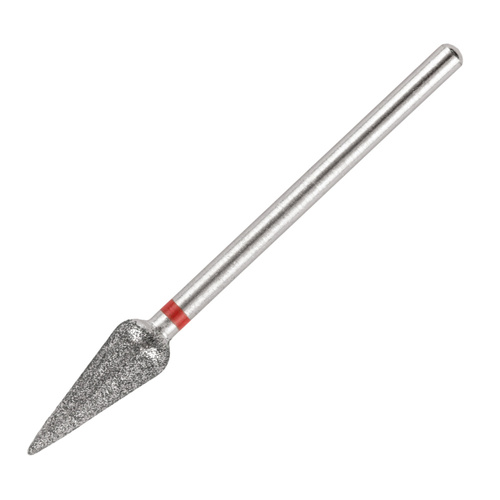 Lot de 10 fraises diamantées en forme de poire, rouge pâle