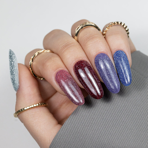 5+1 Free Molly Nails Flashing Lights 3 Metal Rain Hybrid Nail Polish (HEMA/Di-HEMA Free) 8 g No. 617