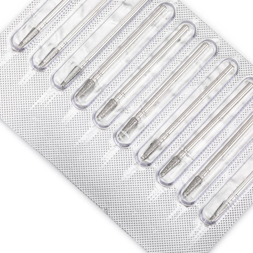 Zestaw frezów diamentowych stożek L01610D-B 10 szt