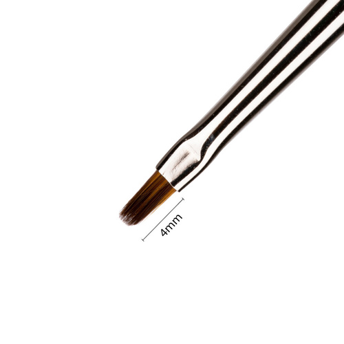 Pinceau pour décorations en gel, gel hybride, Zhostovo, longueur des poils : 4 mm, 4U, Monika Mielniczuk