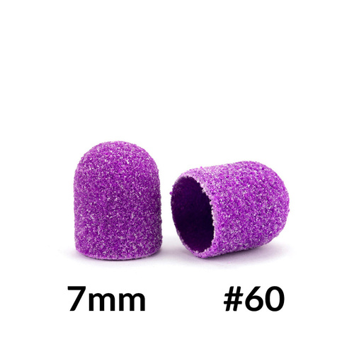 Насадки для педикюру 7 мм, градація 60, 10 шт. Fabric Podo AlleMed, фіолетовий (Purple)