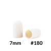Kapturki do pedicure 7 mm gradacja 180 10 szt ABS Podo AlleMed Biały White