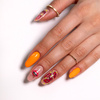 5+1gratis Lakier hybrydowy Molly Nails Neons Yellow Light HEMA/Di-HEMA Free 8g Nr 71