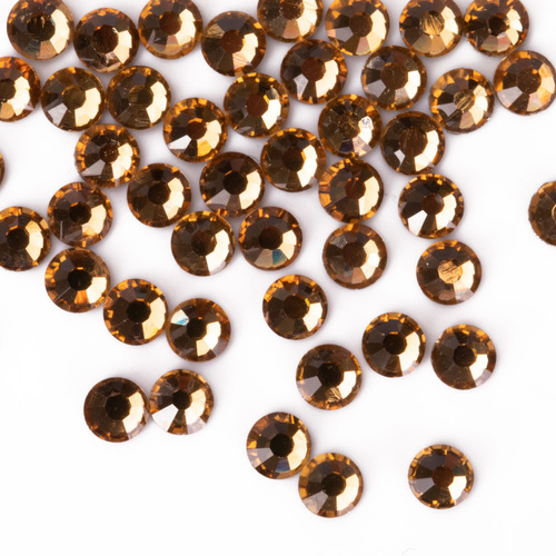 Strass para uñas de cristal SS10 Light Topaz, aprox. 50 unidades.