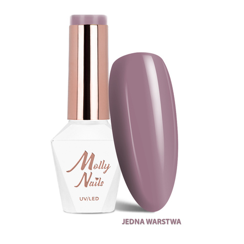Lakier hybrydowy LED/UV Gel Polish Business Class Nr 318 Smoky MollyNails HEMA/Di-HEMA Free 8g