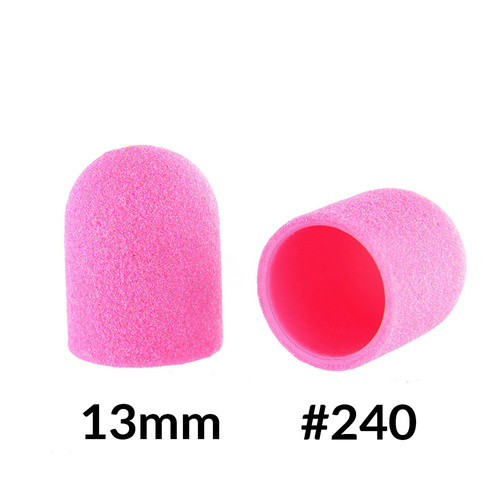Kapturki do pedicure 13 mm gradacja 240 10 szt ABS Podo AlleMed Różowe
