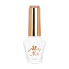 Esmalte híbrido Molly Nails Flashing Lights Bitter Brown sin HEMA ni Di-HEMA, 8 g, n.º 564