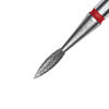 Diamantfräser „Flame“, spitz, rot, Staleks Expert, 2,3/8 mm