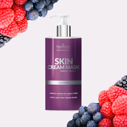 Masque-crème pour le corps et les pieds Farmona Skin Cream Mask Forest Fruits 500 ml