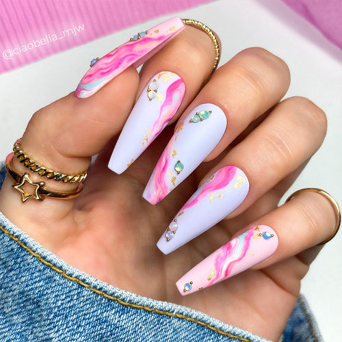 Artistic Gel Paint Gel für Verzierungen – Ombré-Ornamente von Allepaznokcie – Be on Trend Pastel Violet – HEMA-/Di-HEMA-frei – 5 g – Nr. 37