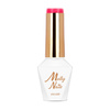 Esmalte híbrido Molly Nails Flashing Lights Neon Hippie Bling sin HEMA ni Di-HEMA, 8 g, n.º 644
