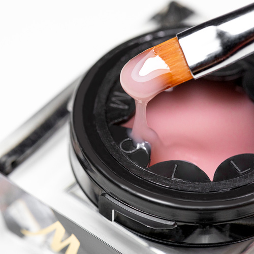 Obręcz na słoik do wycierania pędzla i przeciw wylewaniu się żelu Safety Ring 2 in 1 MollyLac 5 ml
