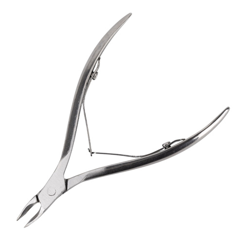 Cążki do skórek srebrne silver 6 mm