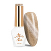 Магнітний гібридний лак з ефектом «котячого ока» Cat Eye Womanity Ginger Molly Nails без HEMA/Di-HEMA, 8 г, № 444