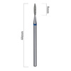 Fresa diamantata a punta affilata blu Staleks Expert 1,6/8 mm