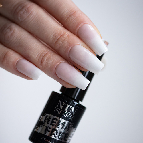 10+2gratis Lakier hybrydowy Ntn Premium Delicate French HEMA/Di-HEMA Free 5g Nr 304