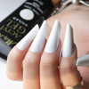 11 + 1 gratuit : Gel acrylique Polygel, gel de construction pour extensions AcrylGel Molly Nails, sans HEMA/Di-HEMA, Pure White, 30 ml