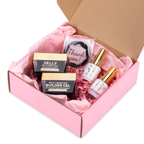 PRO MATCH SYSTEM 3+1 Angel Pink: 3x żele: Jelly&SelfLeveling&Gel in bottle+Doctor Top 15g GRATIS